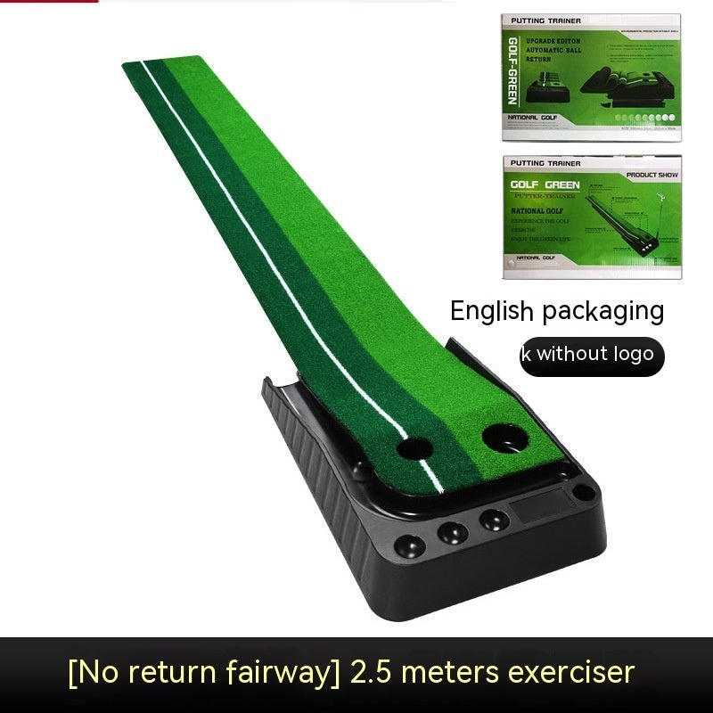 2.5M3M Golf Putting Mat Golf Putter Trainer Green Putter Carpet Practice Set